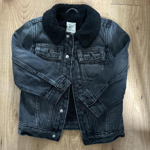 River Island Kids' Bomber Jacket - Black/Grey - 4 years on Productcaster.