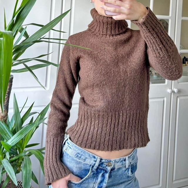 H&M Women's Jumper - Brown - S on Productcaster.