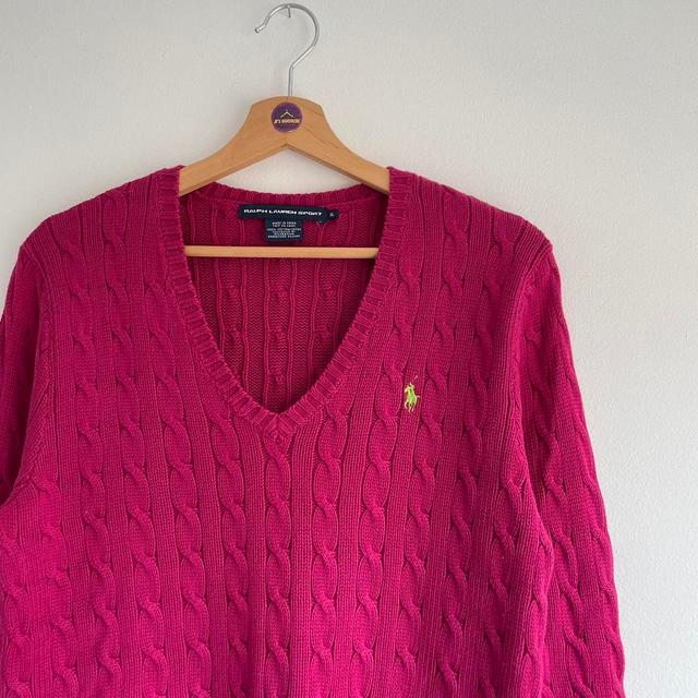 Ralph Lauren Women's Jumper - Pink - XL on Productcaster.