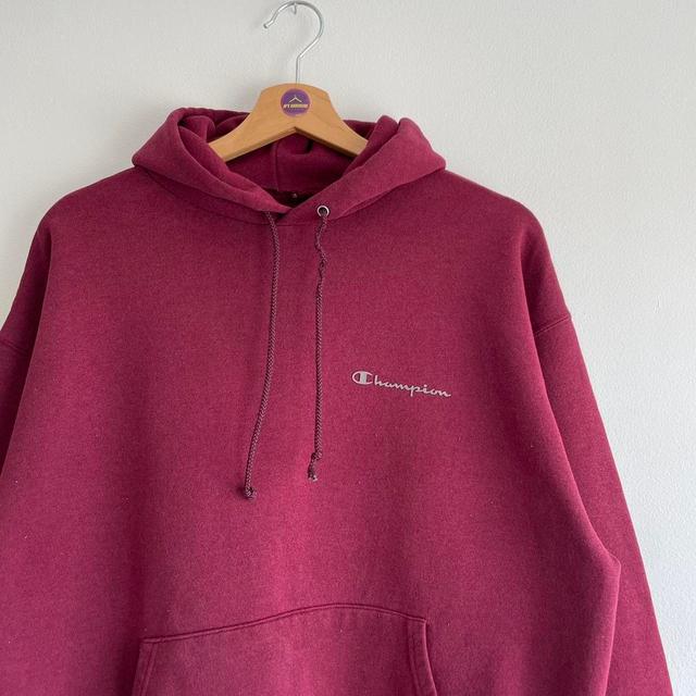 Champion Women's Hoodie - Burgundy - L on Productcaster.