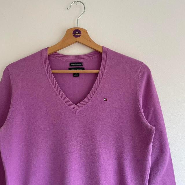 Tommy Hilfiger Women's Jumper - Pink - M on Productcaster.