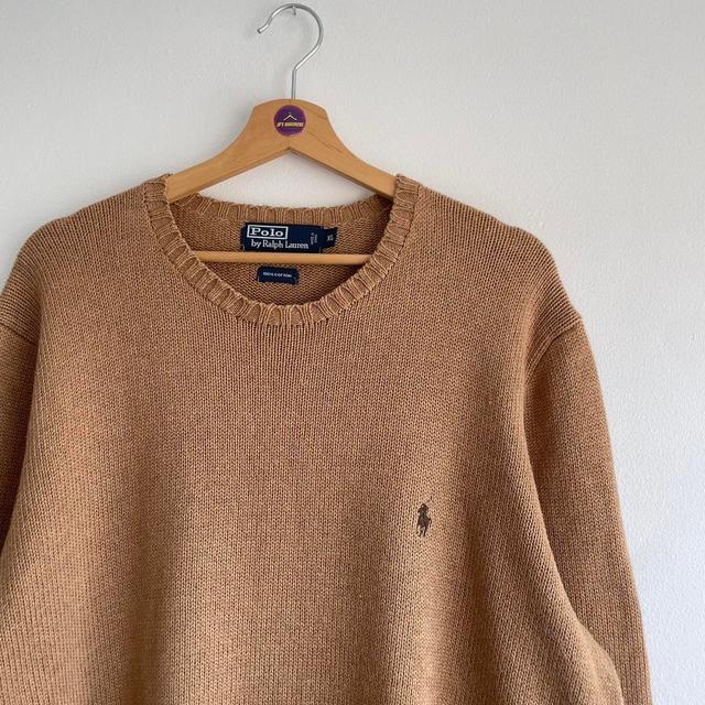 Polo Ralph Lauren Men's Jumper - Tan/Brown - XL on Productcaster.