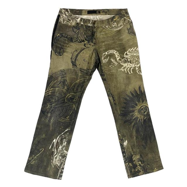 Just Cavalli Women's Bootcut Printed Jeans - Khaki - 33" on Productcaster.