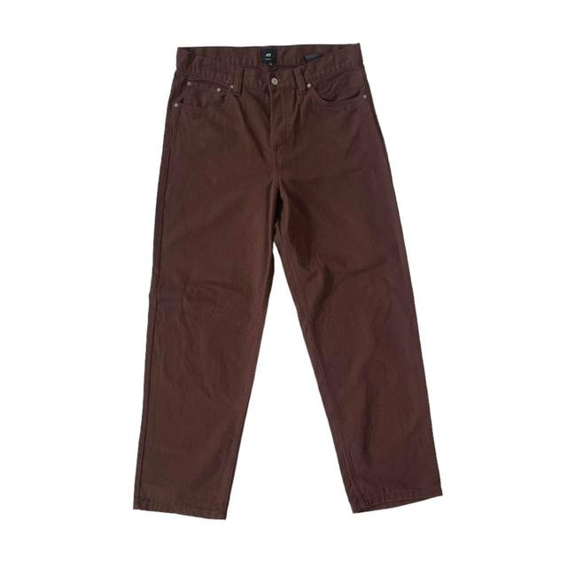 H&M Men's Straight leg Jeans - Brown - 32" on Productcaster.