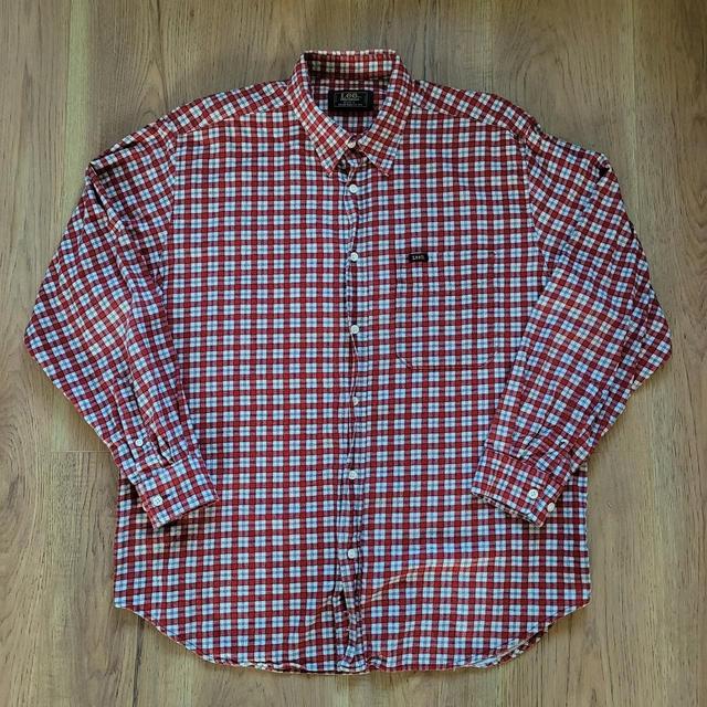 Lee Men's Shirt - White/Red - L on Productcaster.