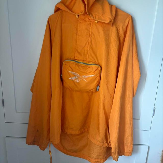 Reebok Men's Windbreaker Jacket - Orange - M on Productcaster.