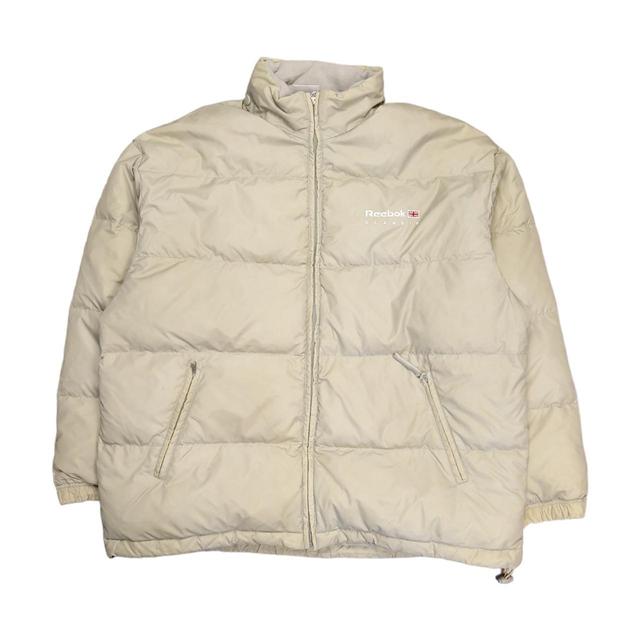 Reebok Men's Puffer Jacket - Cream - XL on Productcaster.