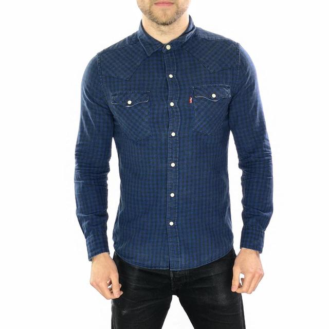 Levi's Men's Shirt - Blue - S on Productcaster.