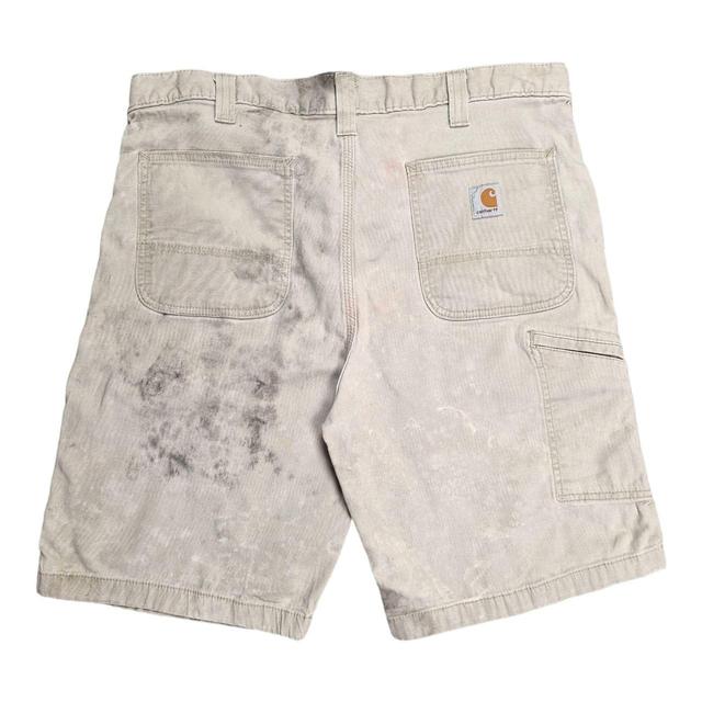 Carhartt Men's Shorts - Cream - 37" on Productcaster.