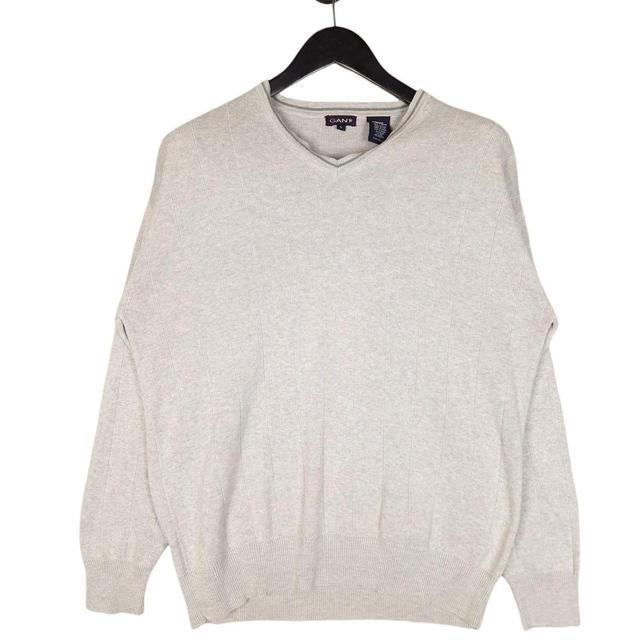 GANT Men's Jumper - Grey - L on Productcaster.