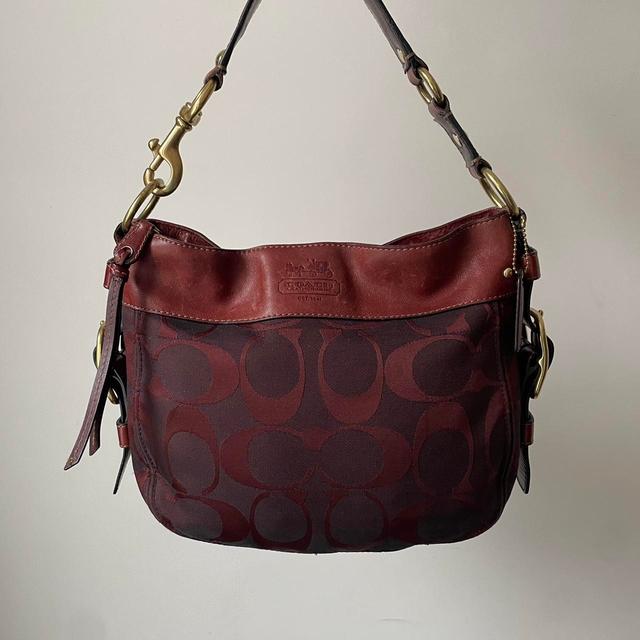 Coach Women's Shoulder bags - Burgundy/Red on Productcaster.