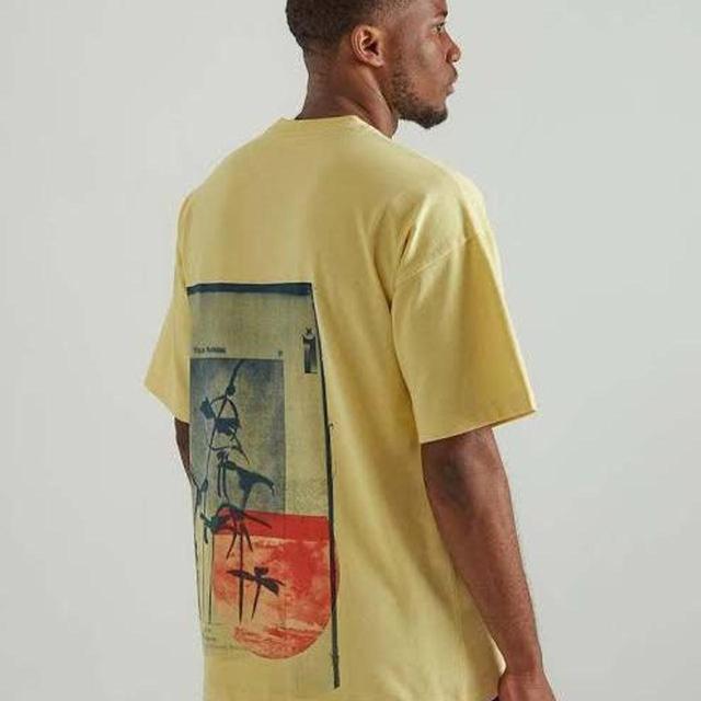 Oamc Men's T-shirt - Yellow - M on Productcaster.