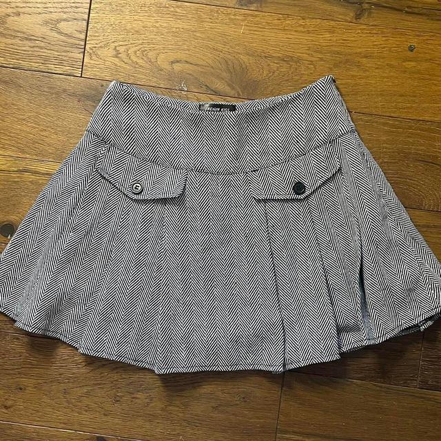 Dolls Kill Women's Skirt - Grey/Black - S on Productcaster.