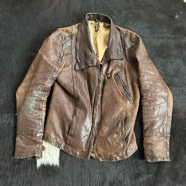 Vintage Men's Jacket - Brown - M on Productcaster.