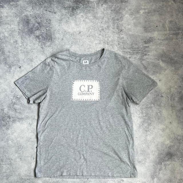 CP Company Men's T-shirt - Grey - XL on Productcaster.