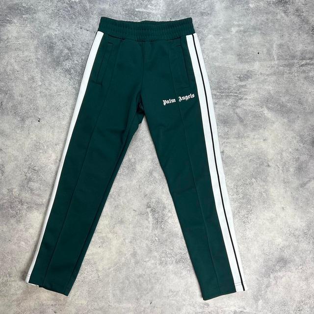 Palm Angels Men's Sweatpants - Green - S on Productcaster.