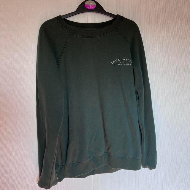 Jack Wills Women's Sweatshirt - Green - 10 on Productcaster.