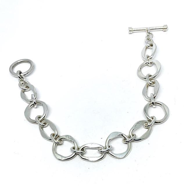 Handmade Women's Bracelet - Silver on Productcaster.