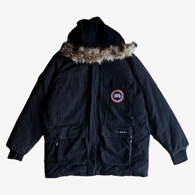 Canada Goose Men's Duster Jacket - Black - XL on Productcaster.