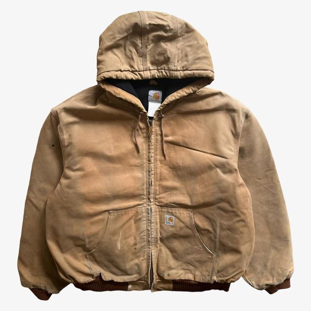 Carhartt Men's Bomber Jacket - Brown - XXL on Productcaster.