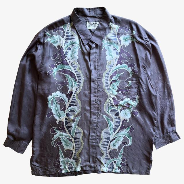 Vintage Men's Shirt - Purple - L on Productcaster.