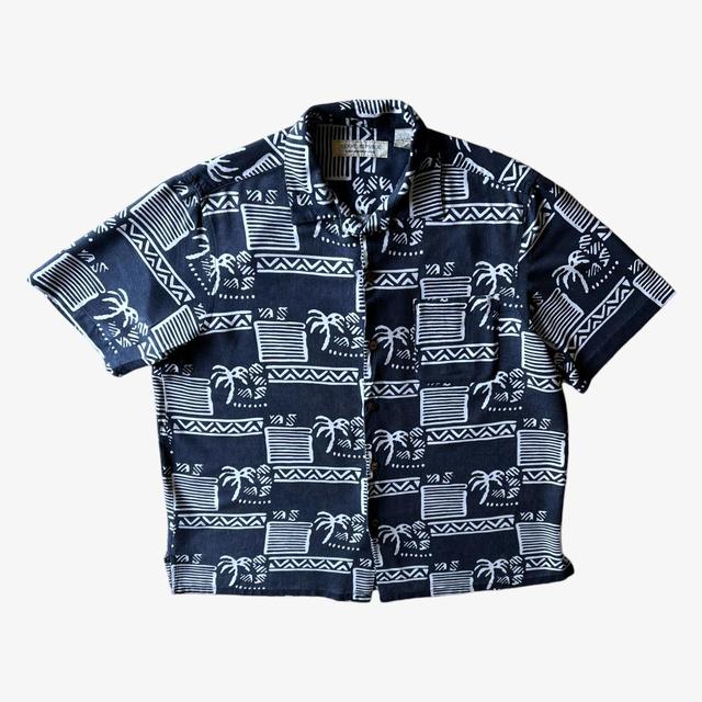 Vintage Men's Shirt - Navy - L on Productcaster.