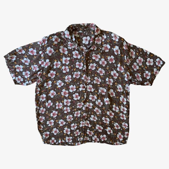 Vintage Women's Shirt - Brown/Multi - L on Productcaster.