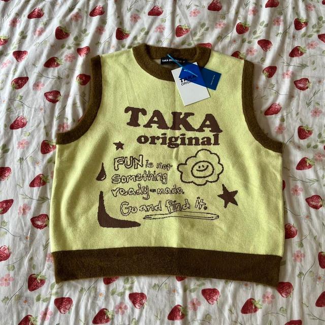 Taka Original Women's Jumper - Yellow - 8 on Productcaster.