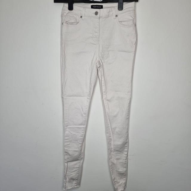 Parisian Women's Skinny Jeans - White - UK 12 on Productcaster.