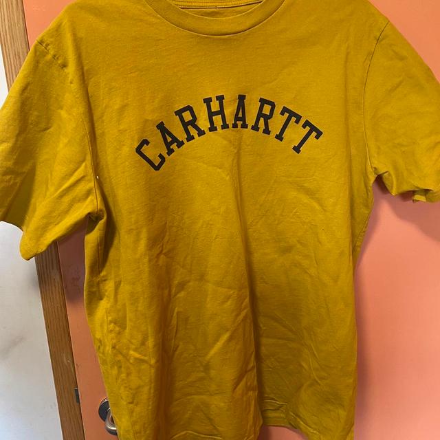 Carhartt Men's T-shirt - Yellow - L on Productcaster.