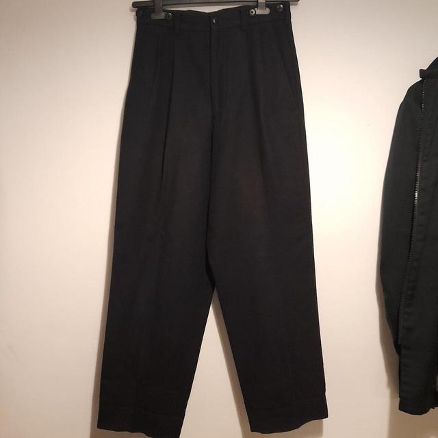 Yohji Yamamoto Men's Trousers - Navy - S on Productcaster.