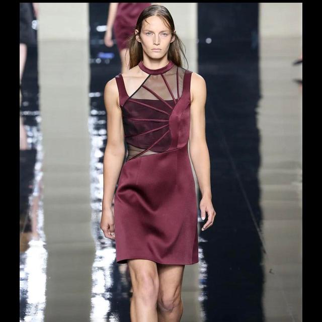 Christopher Kane Women's Midi Dress - Burgundy - 10 on Productcaster.