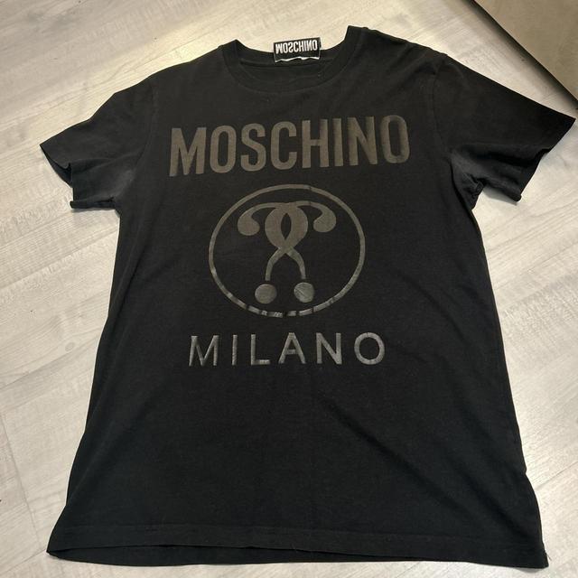 Moschino Men's T-shirt - Black - S on Productcaster.