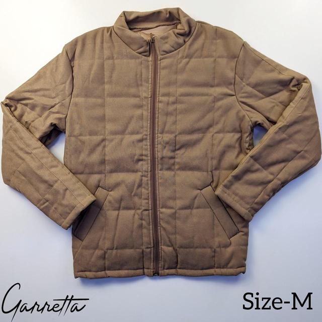 Men's Bomber Jacket - Tan - M on Productcaster.