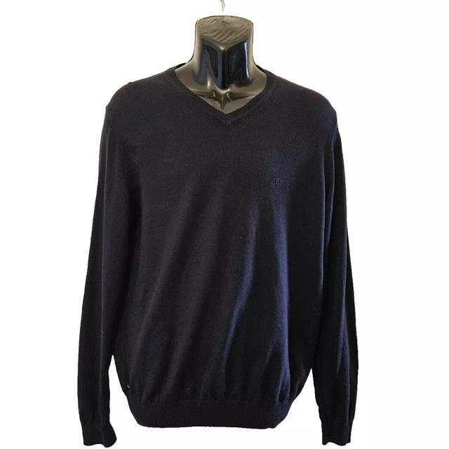 Hugo Boss Men's Jumper - Black - L on Productcaster.