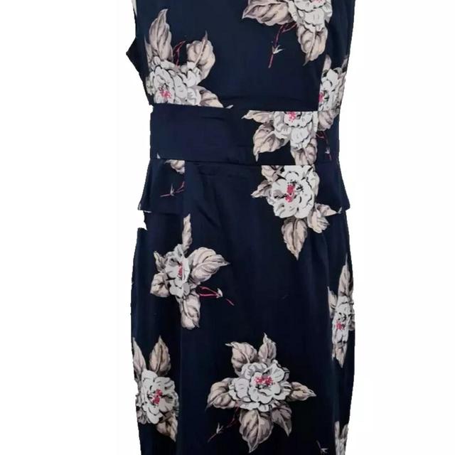 Joules Women's Pencil Dress - Navy/White - 12 on Productcaster.