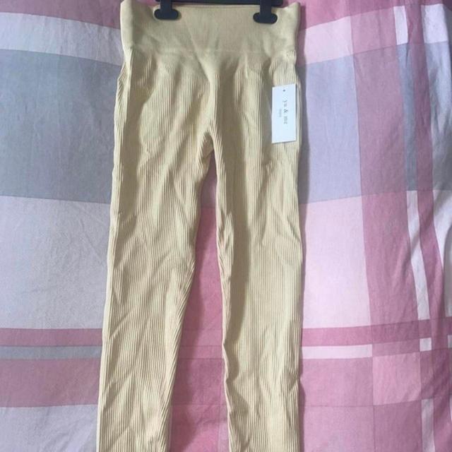 Women's Leggings - Cream/Tan - M on Productcaster.