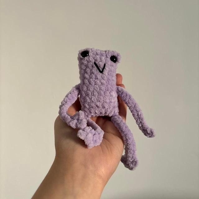 Handmade Stuffed animal - Purple on Productcaster.