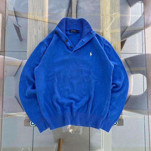 Ralph Lauren Men's Jumper - Blue - S on Productcaster.