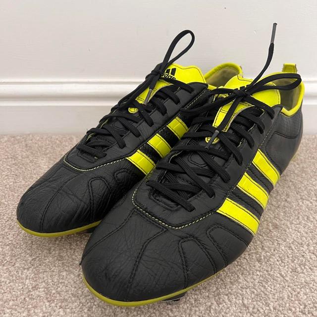 Adidas Men's Trainers - Black/Yellow - UK 12 on Productcaster.