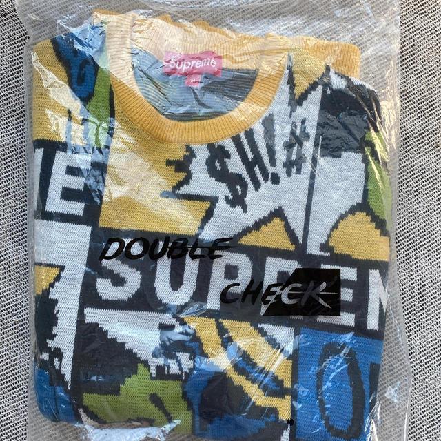 Supreme Men's Sweatshirt - Multi/Yellow - M on Productcaster.