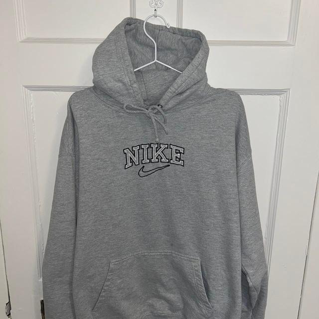 Nike Men's Hoodie - Grey - L on Productcaster.