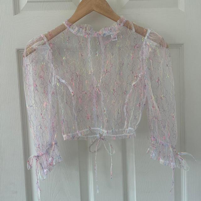 Topshop Women's Blouse - Multi/Pink - 6 on Productcaster.