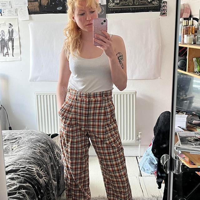 Urban Outfitters Women's Trousers - Multi/Brown - UK 8 on Productcaster.