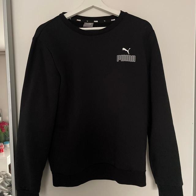 Puma Women's Sweatshirt - Black - S on Productcaster.