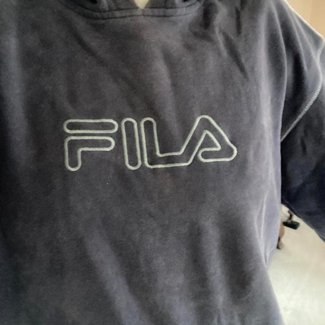 Fila Men's Hoodie - Navy - M on Productcaster.