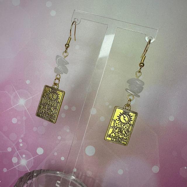 Women's Earrings - Gold on Productcaster.