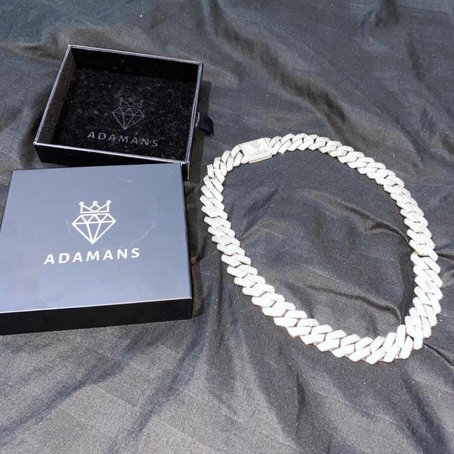 Men's Necklace - White on Productcaster.