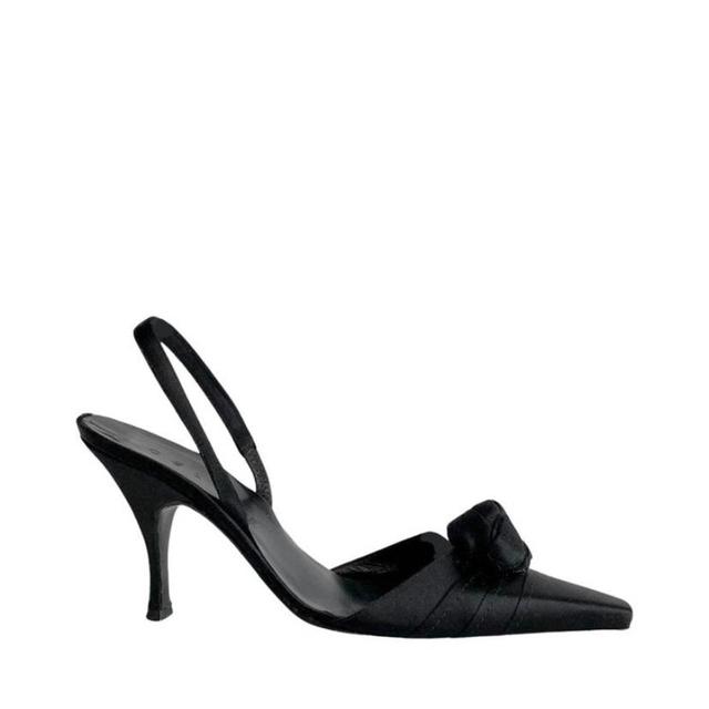 CELINE Women's Mules - Black - UK 4 on Productcaster.