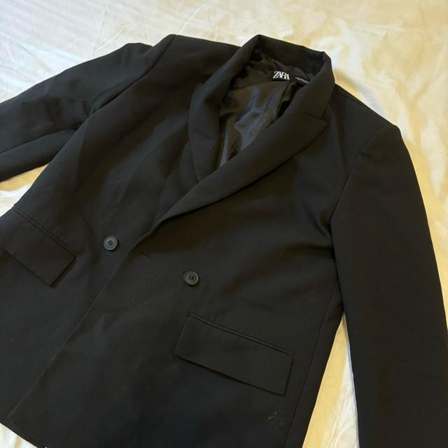 Zara Women's Blazer Jacket - Black - M on Productcaster.